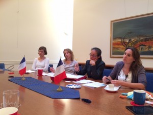 Réunion projet école rive droite