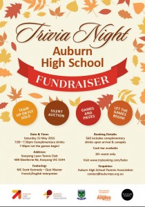 Auburn High School - Event Flyer