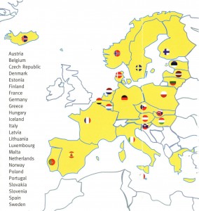Schengen zone countries