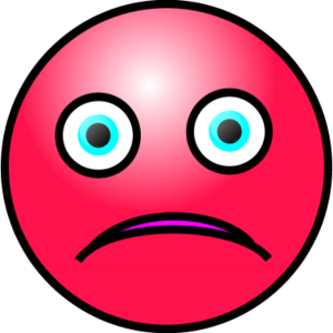 Sad face