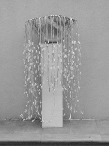 White trash sculpture