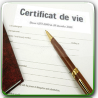 Certificat de vie